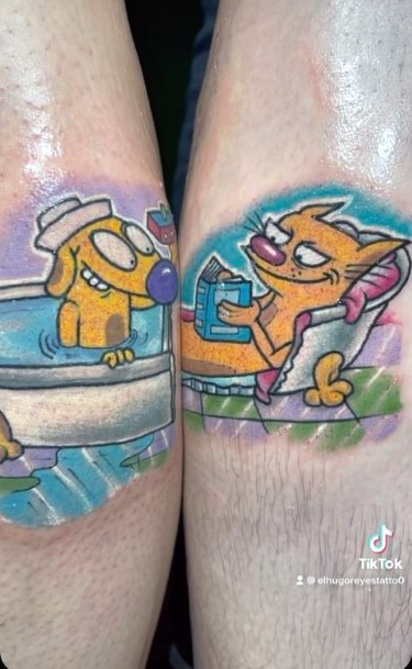 Catdog Womens Tattoos