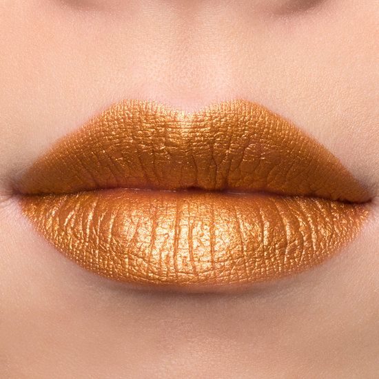 Celestial Gold Lipstick Makeup Looks Women