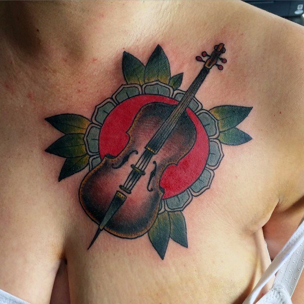 Cello Tattoos Feminine Ideas