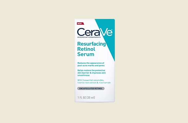Cerave Retinol Serum For Post Acne Marks And Skin Texture Pore Minimizer For Women
