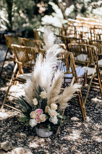 Chair Decor Boho Wedding Flowers