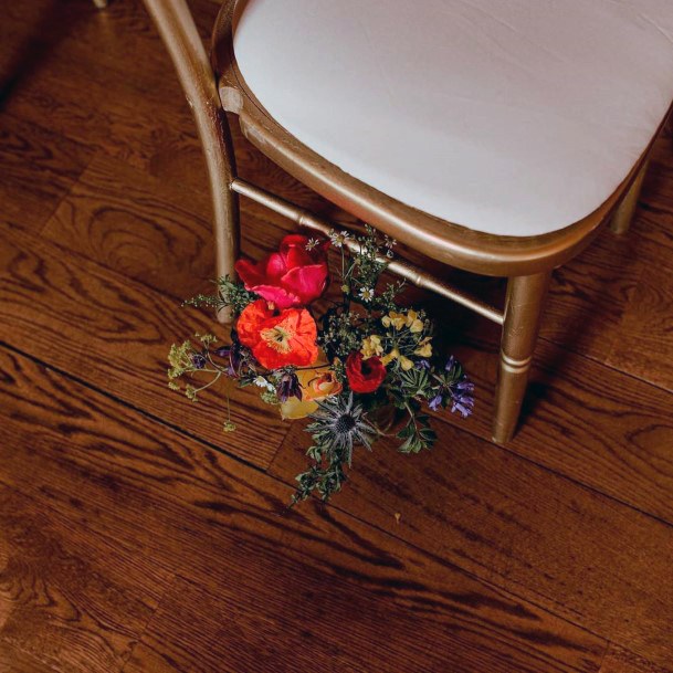 Chair Decor May Wedding Flowers