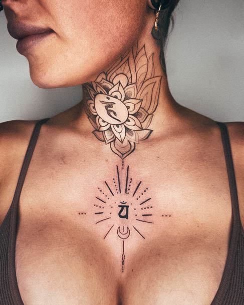 Chakra Tattoos Feminine Ideas