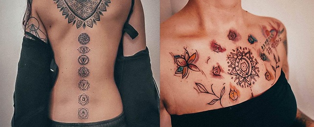 Top 100 Best Chakra Tattoos For Women – Meditation Design Ideas