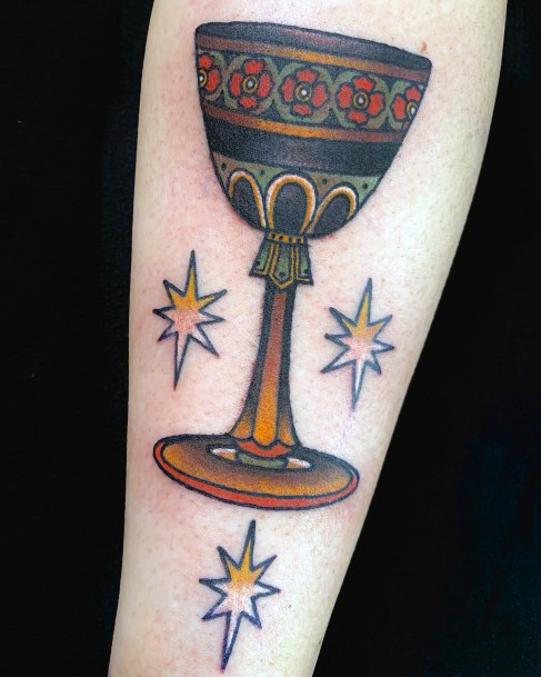 Chalice Tattoo For Ladies