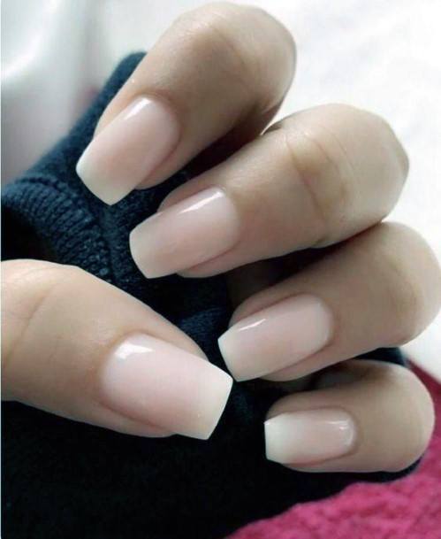 Chalky Natural Nail Ideas For Women