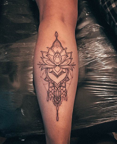 Chandelier Tattoo Feminine Designs