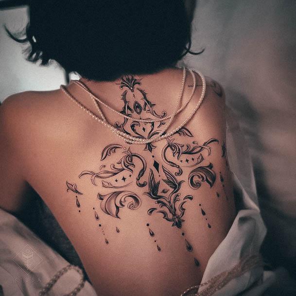 Chandelier Tattoos Feminine Ideas