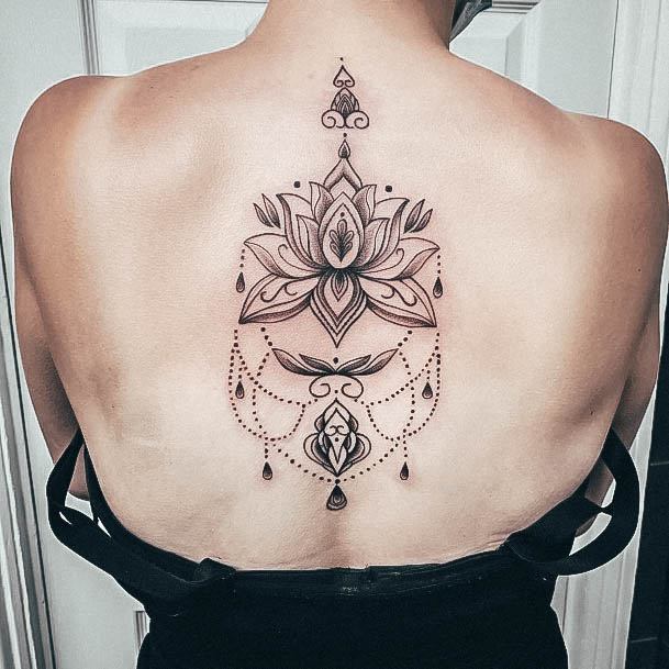 Chandelier Womens Tattoo Designs