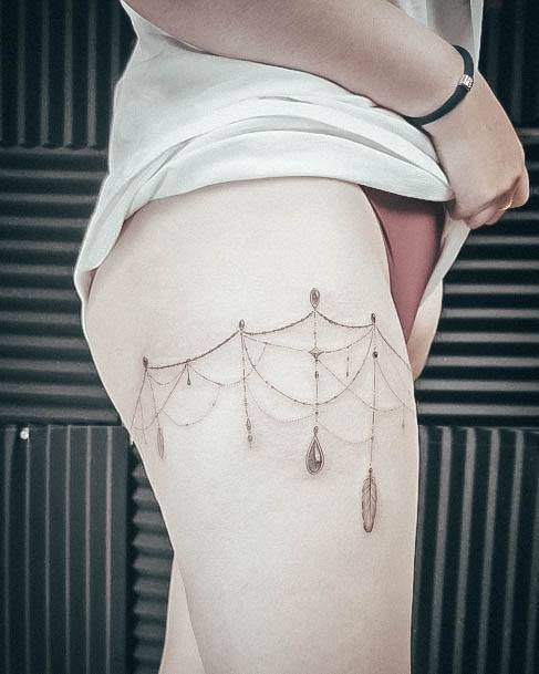 Chandelier Womens Tattoos Ideas