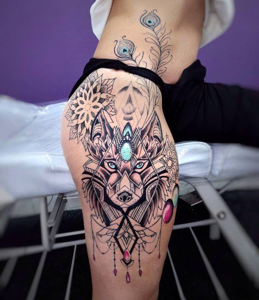 Chandelier Womens Tattoos