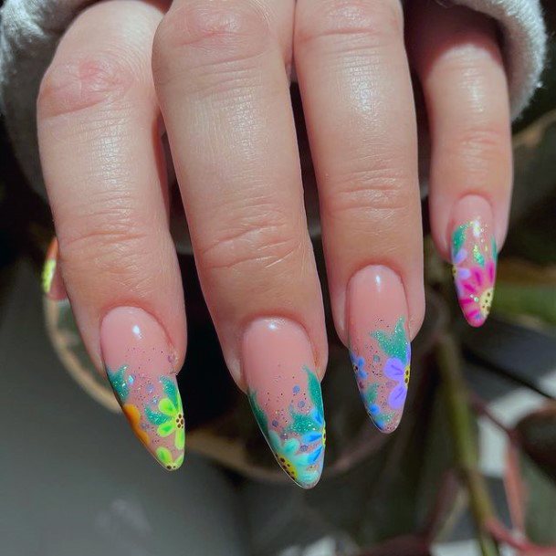 Charming Nails For Women Bright Summer