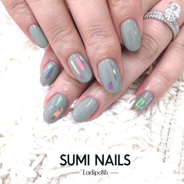 Charming Nails For Women Broken Shattered Glass