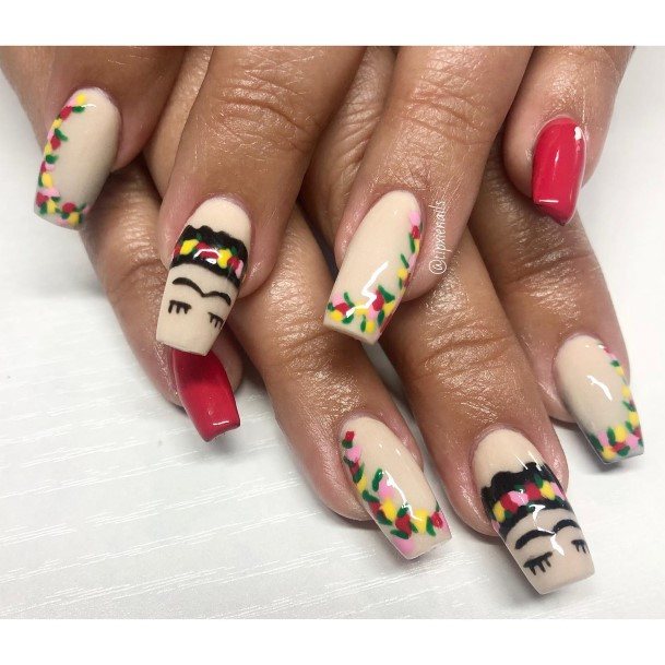 Charming Nails For Women Cinco De Mayo