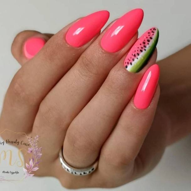 Charming Nails For Women Fruit