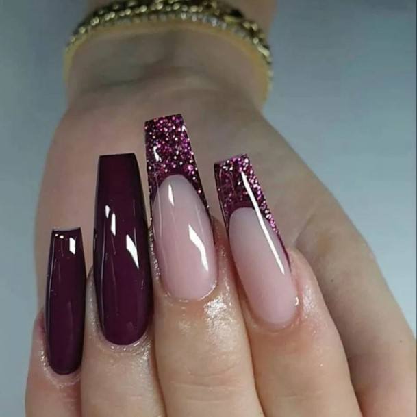 Charming Nails For Women Glitter