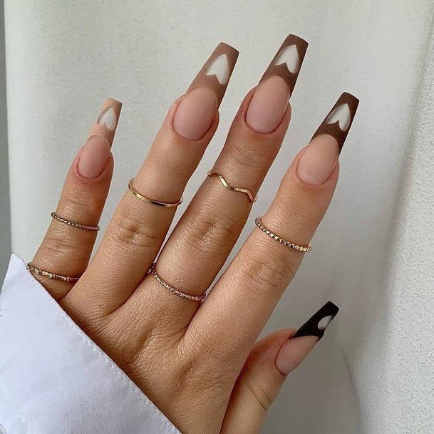 Charming Nails For Women Heart