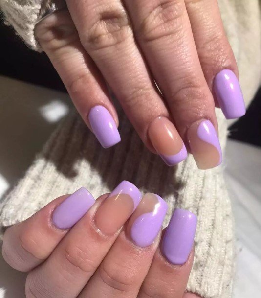 Charming Nails For Women Lilac