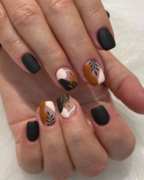 Charming Nails For Women Matte Fall