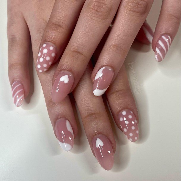 Charming Nails For Women Polka Dot