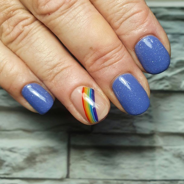 Charming Nails For Women Rainbow