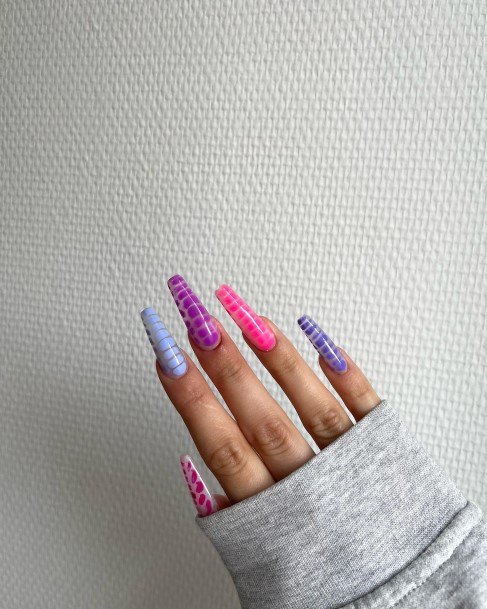 Charming Nails For Women Snake