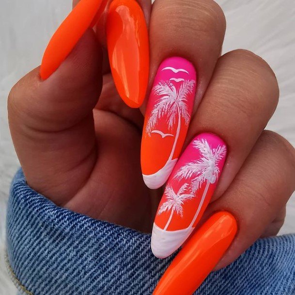 Charming Nails For Women Summer Matte