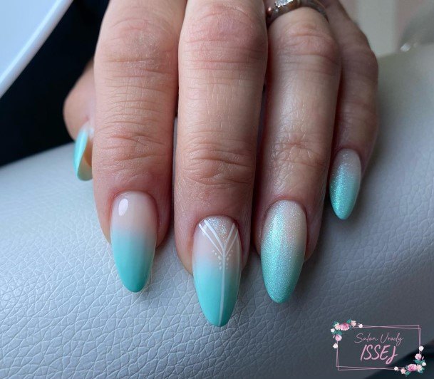 Charming Nails For Women Turquoise