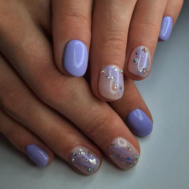 Charming Nails For Women Violet