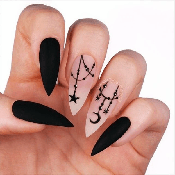 Charming Nails For Women Witch