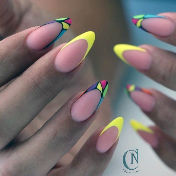 Charming Nails For Women Yellow Dress