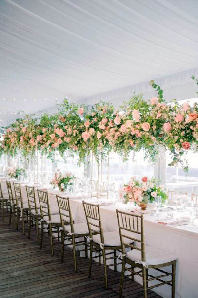 Charming Orange August Flowers Wedding