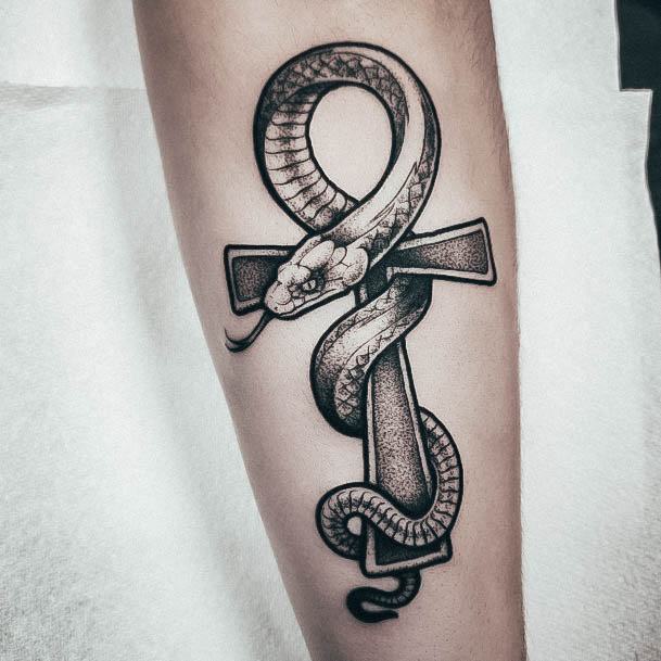 Charming Tattoos For Women Ankh