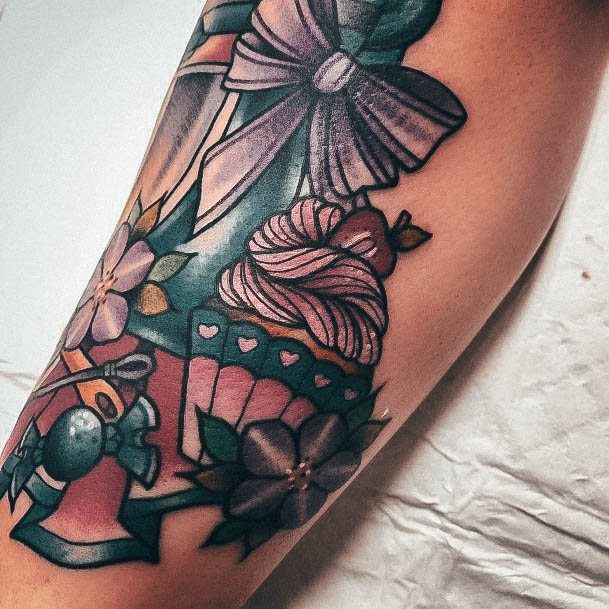 Charming Tattoos For Women Baking