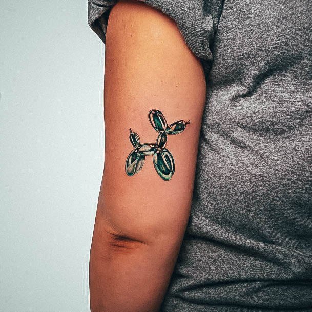 Charming Tattoos For Women Ballon Animal