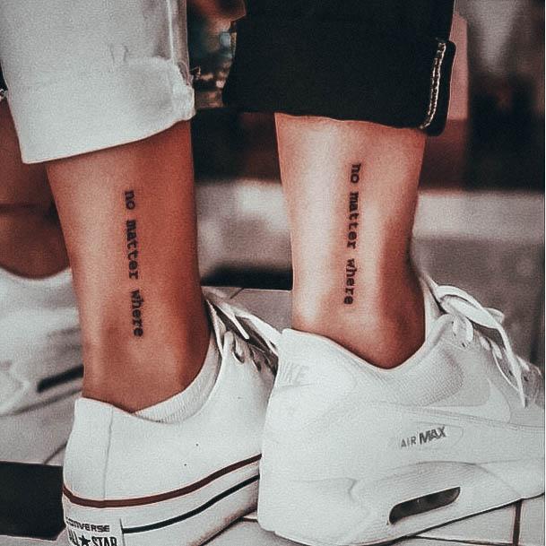 Charming Tattoos For Women Bff