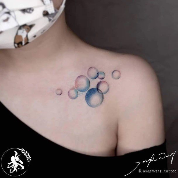 Charming Tattoos For Women Bubble