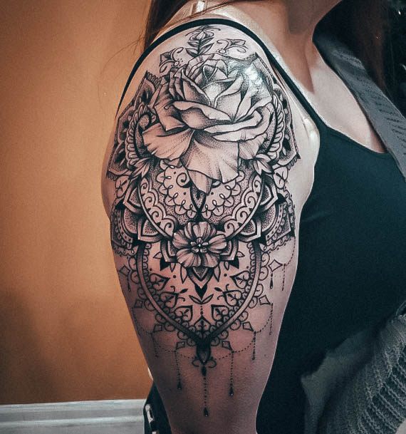 Charming Tattoos For Women Chandelier