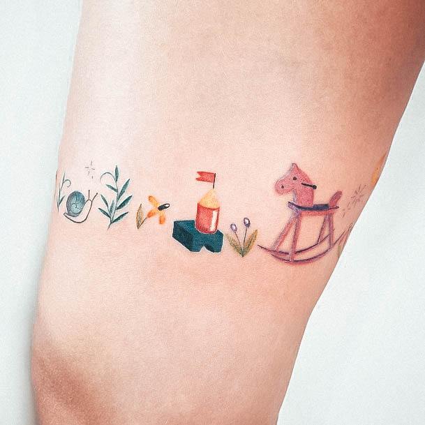 Charming Tattoos For Women Color