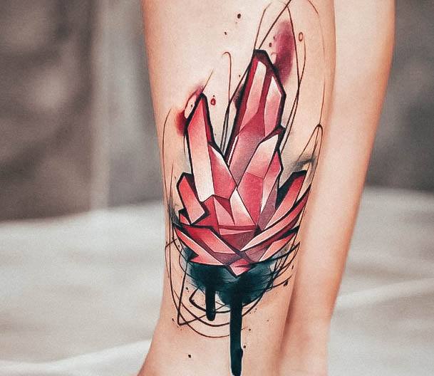 Charming Tattoos For Women Crystal