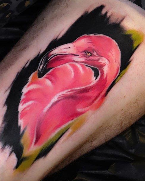 Charming Tattoos For Women Flamingo