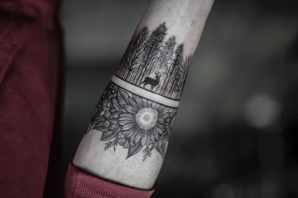 Charming Tattoos For Women Forest