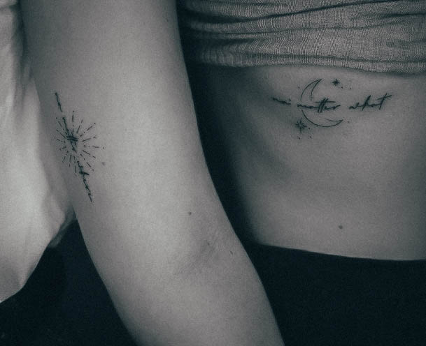 Charming Tattoos For Women Friendship