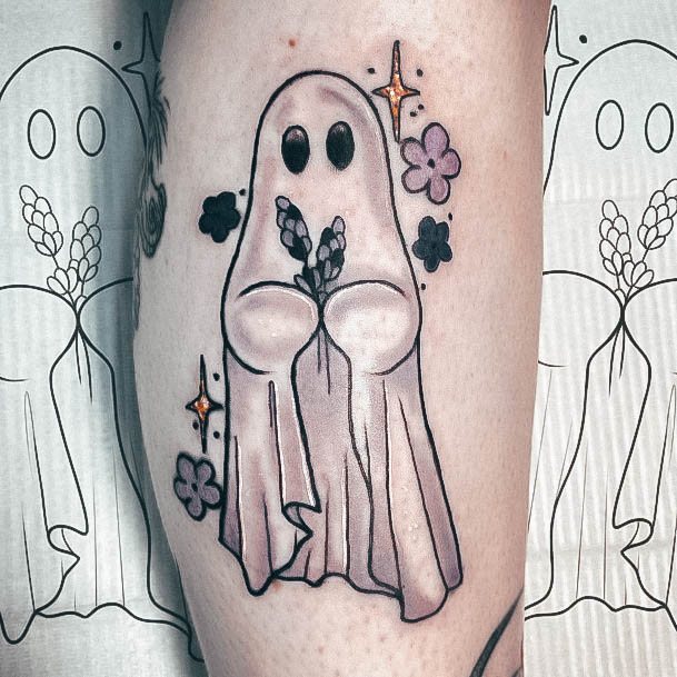 Charming Tattoos For Women Halloween