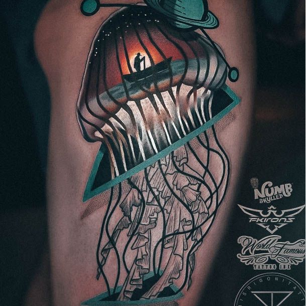 Charming Tattoos For Women Jellyfish