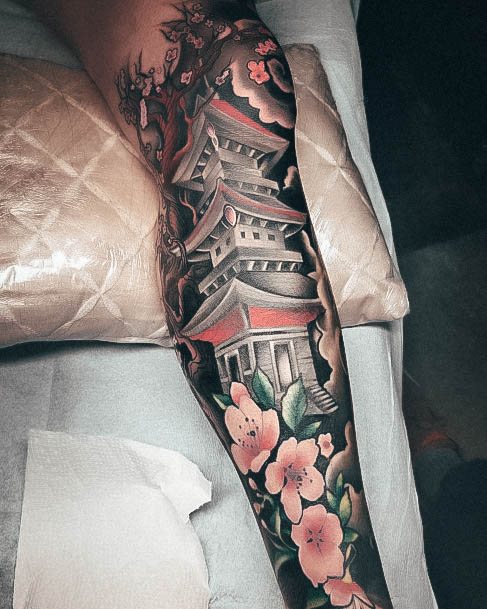 Charming Tattoos For Women Leg Sleeve