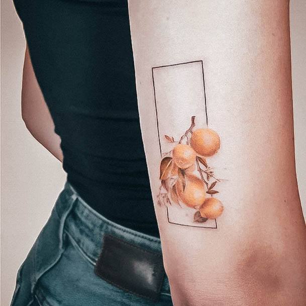 Charming Tattoos For Women Lemon