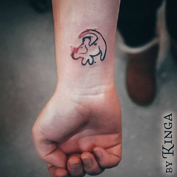 Charming Tattoos For Women Lion King