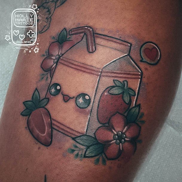 Charming Tattoos For Women Milk