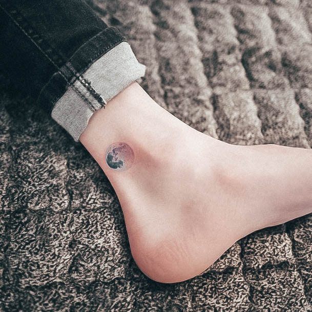 Charming Tattoos For Women Moon